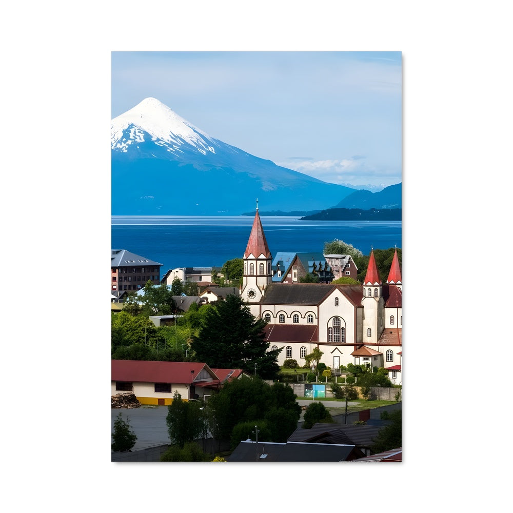 Poster Montagne Magique