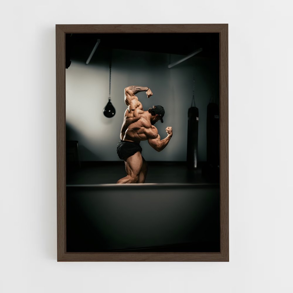 ap-chris bumstead-8 cadre Bois foncé