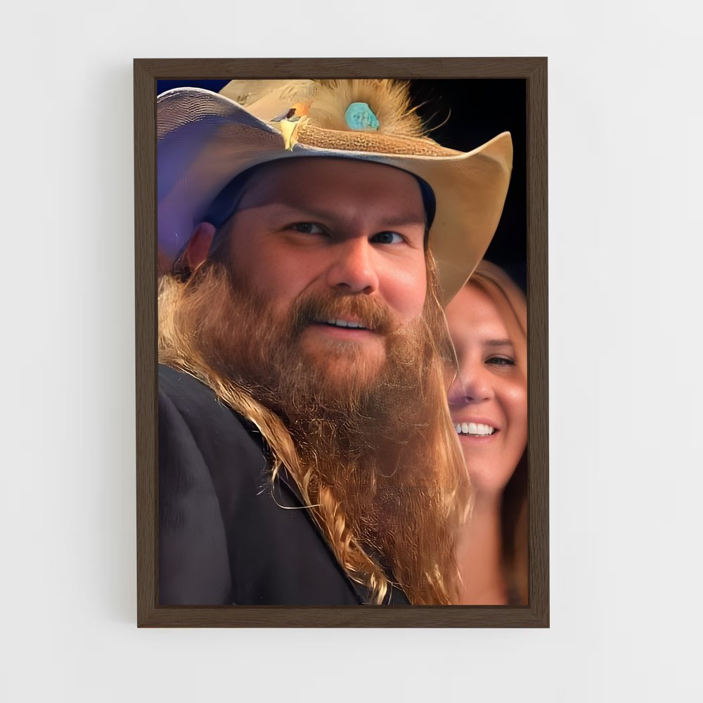 ap-chris stapleton-8 cadre Bois foncé