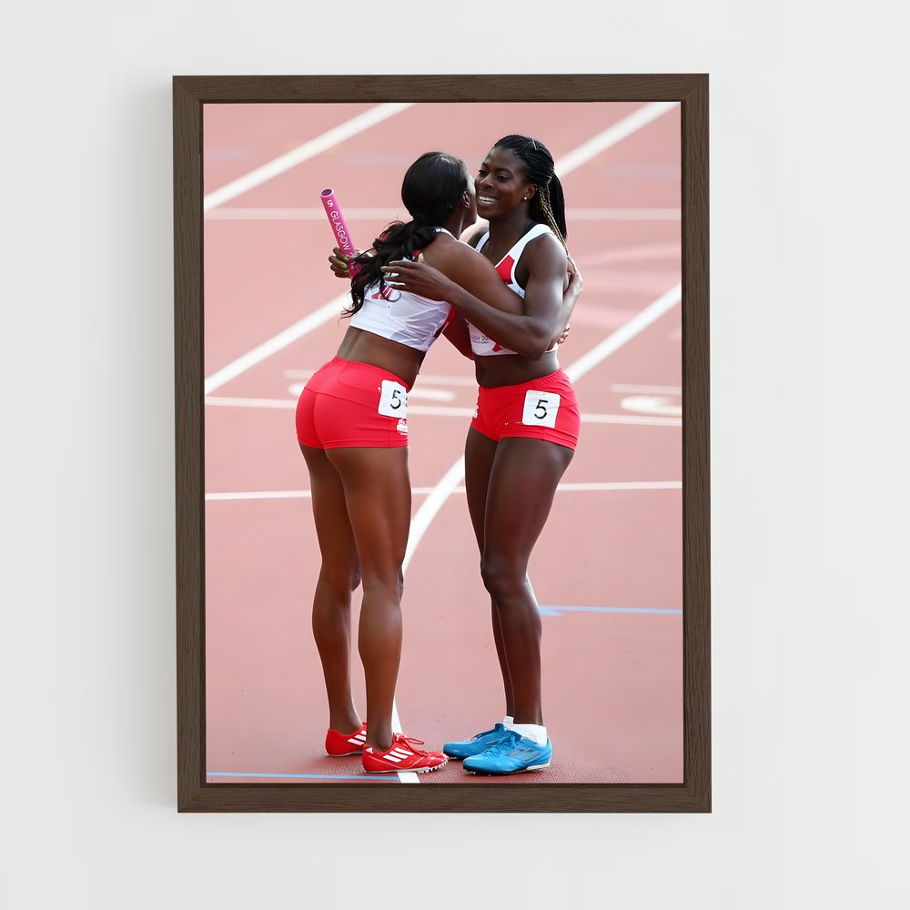 ap-christine ohuruogu-3 cadre Bois foncé