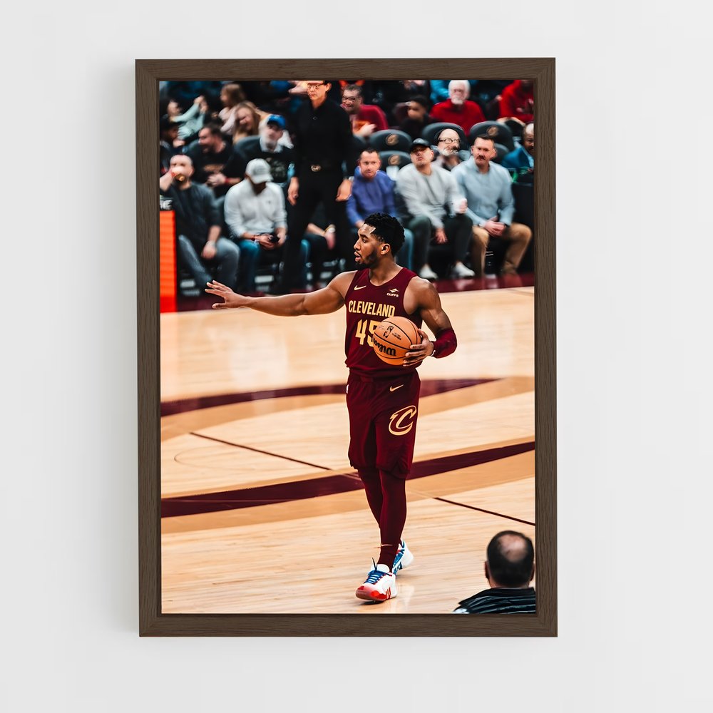 ap-cleveland cavaliers-10 cadre Bois foncé