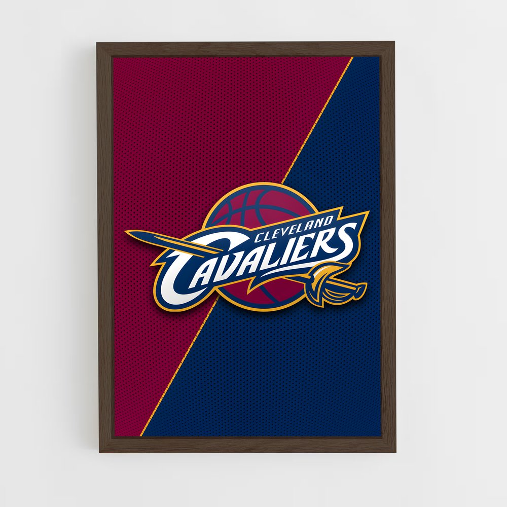 ap-cleveland cavaliers-3 cadre Bois foncé
