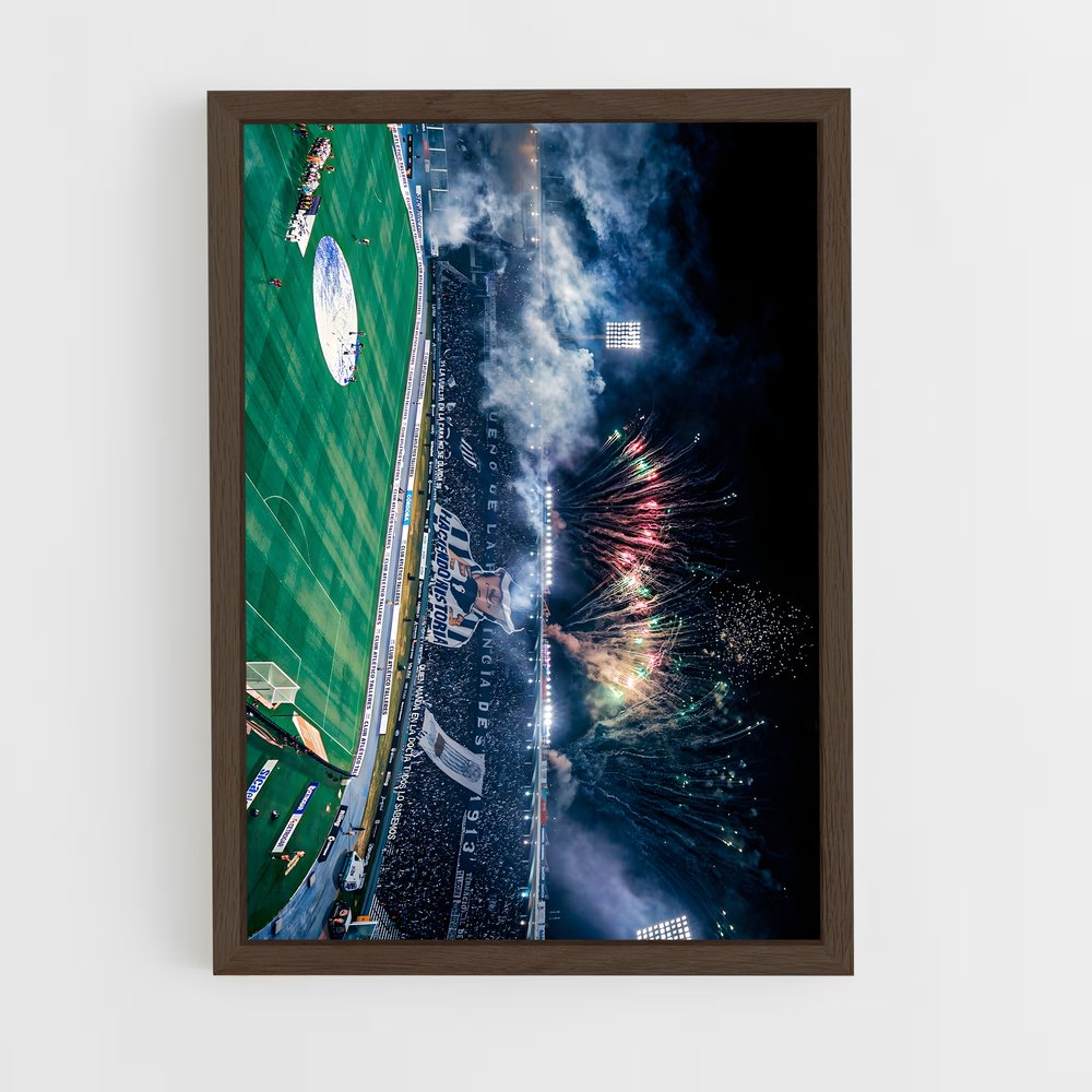 ap-club atletico talleres-3 cadre Bois foncé