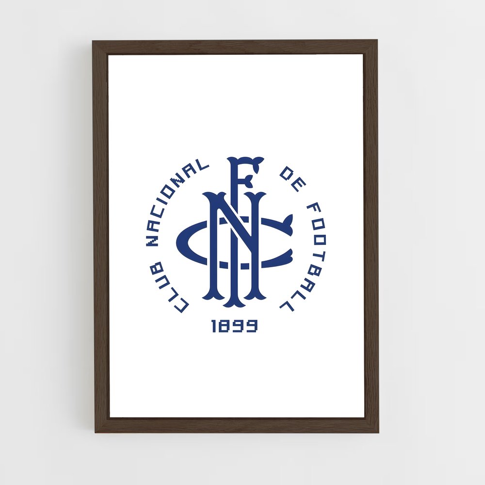 ap-club nacional de football-7 cadre Bois foncé