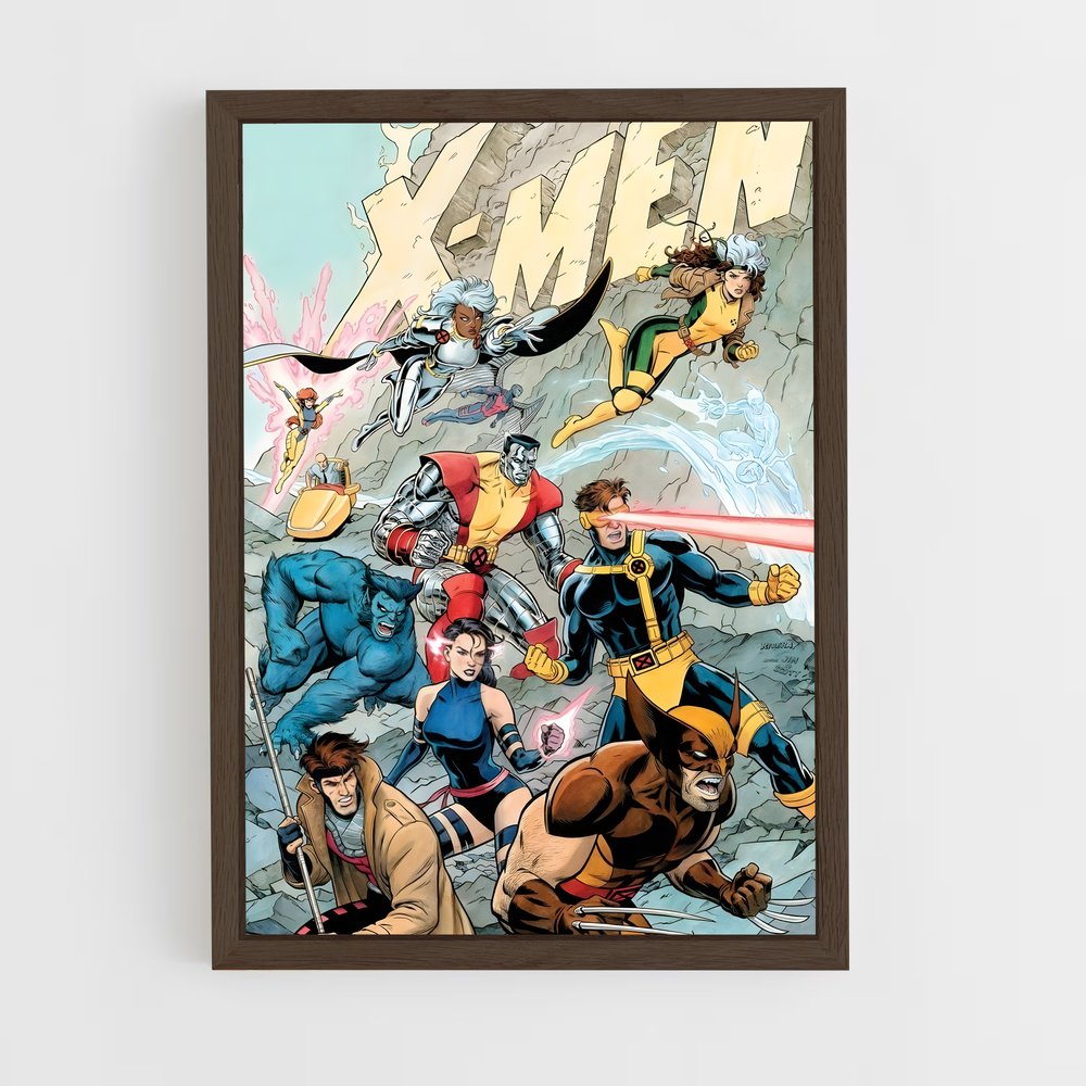 ap-colossus x-men-3 cadre Bois foncé