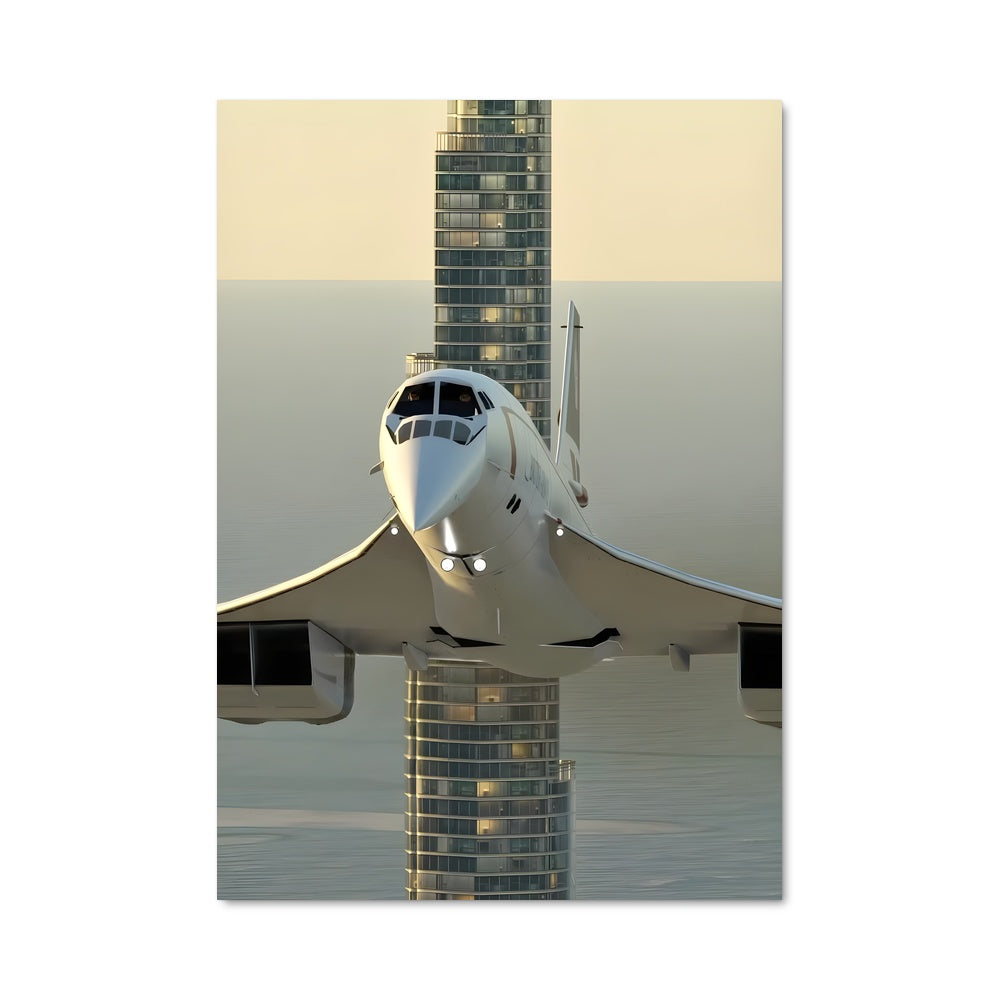 Poster Skyline en Vol