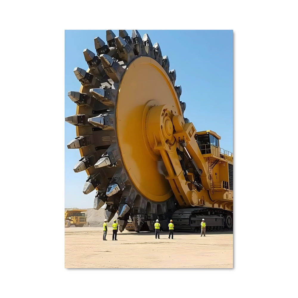 Poster Monstre de Chantier