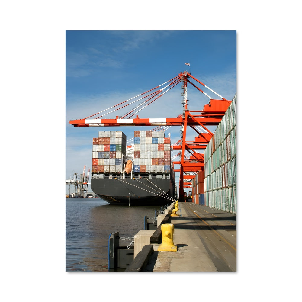 Poster Container ships 80186