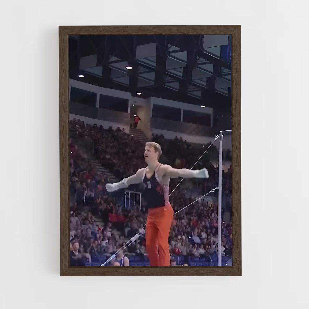 ap-continental championships gymnastics-3 cadre Bois foncé