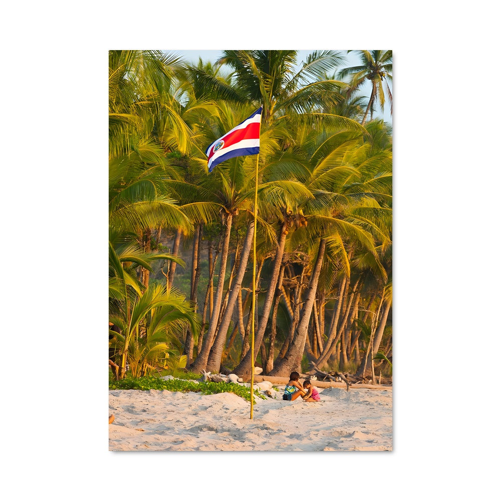 Poster Plage Costaricaine