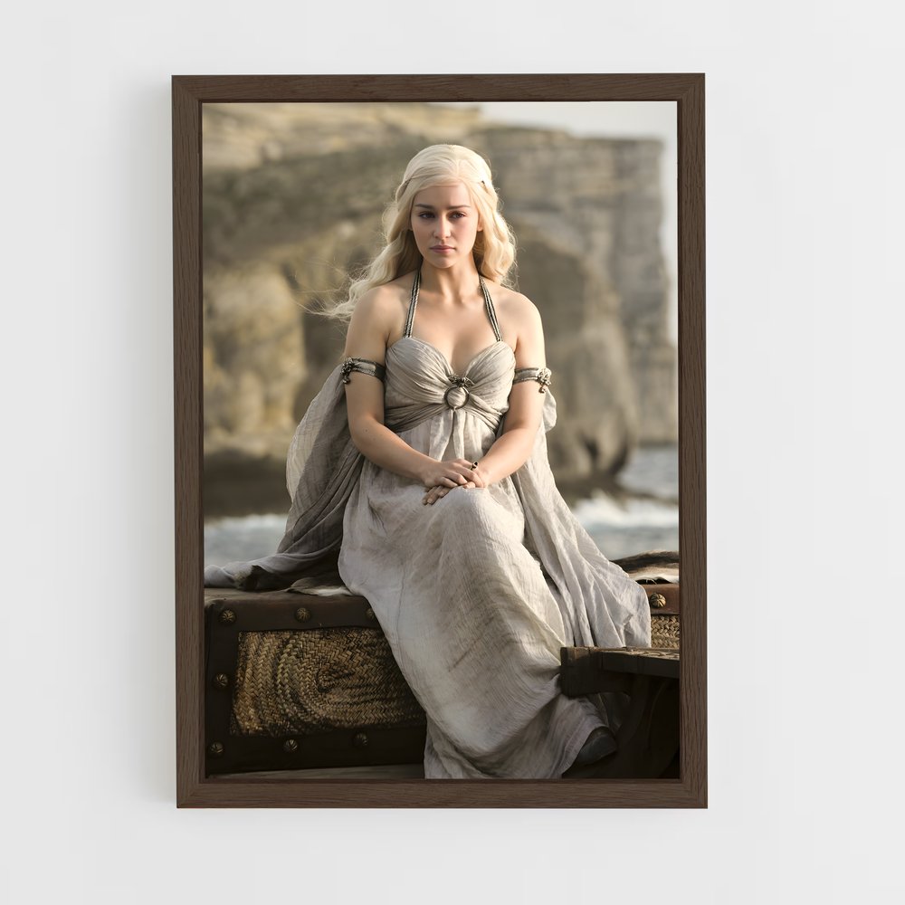 ap-daenerys targaryen-2 cadre Bois foncé