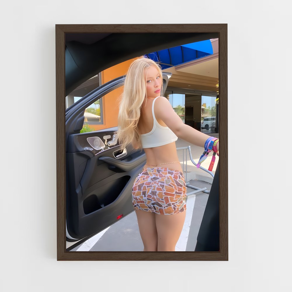 ap-daisy keech-3 cadre Bois foncé