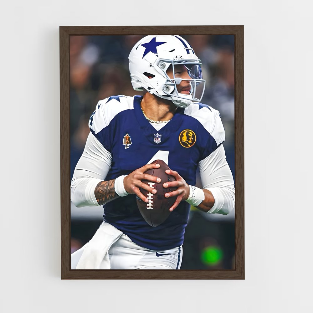 ap-dak prescott-1 cadre Bois foncé