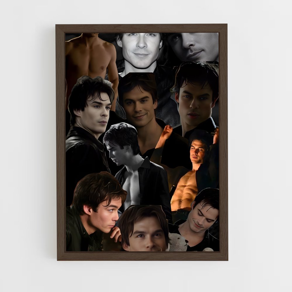 ap-damon salvatore-3 cadre Bois foncé