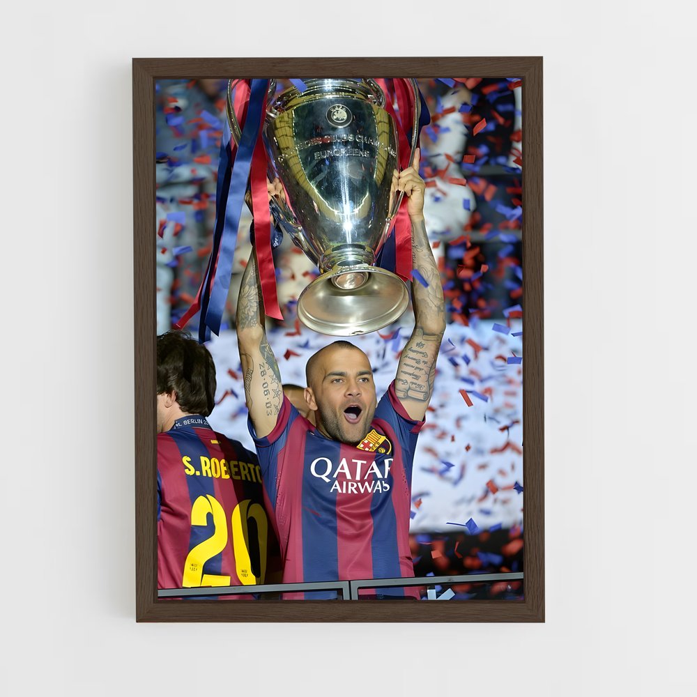 ap-dani alves-9 cadre Bois foncé