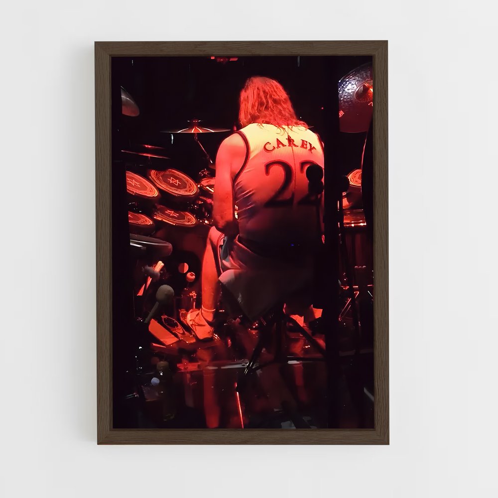 ap-danny carey-2 cadre Bois foncé