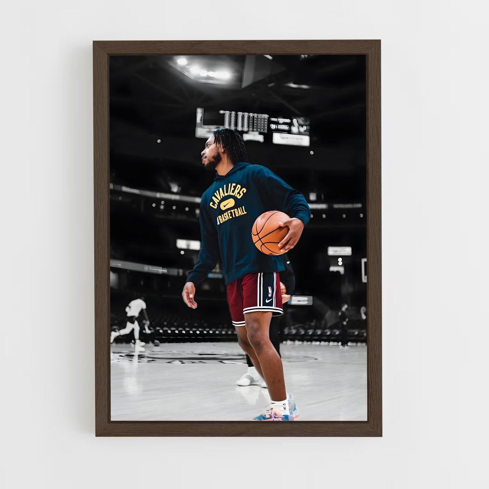 ap-darius garland-4 cadre Bois foncé