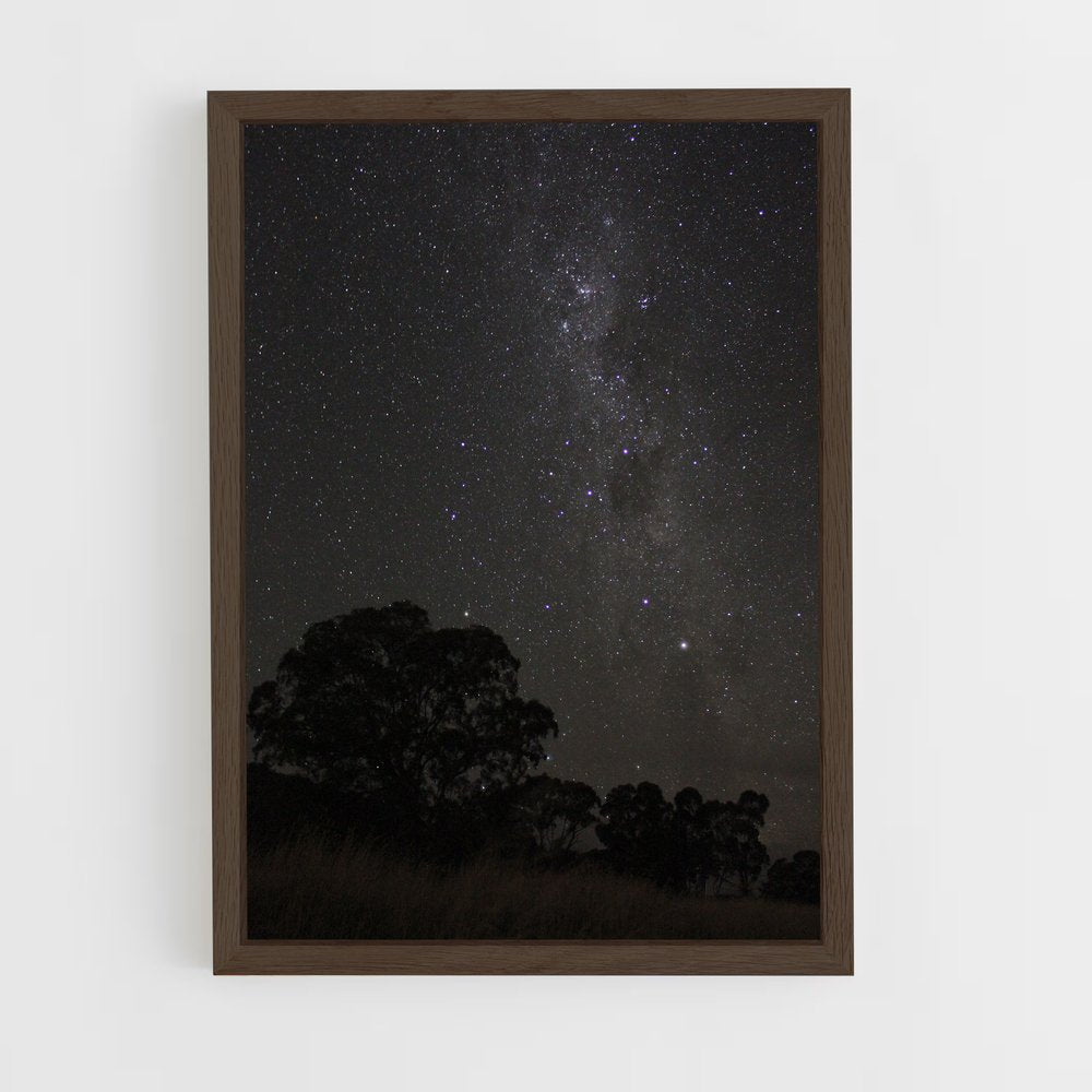 ap-dark sky-5 cadre Bois foncé
