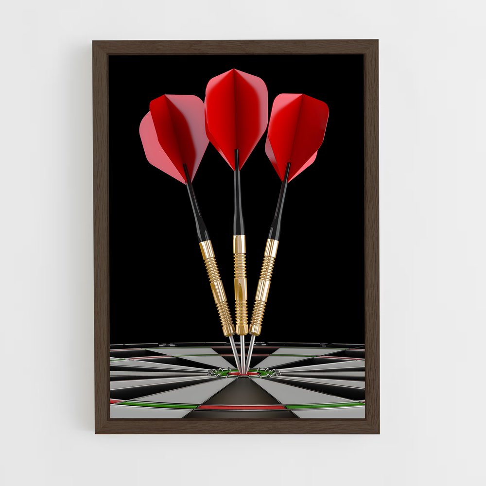 ap-darts-3 cadre Bois foncé