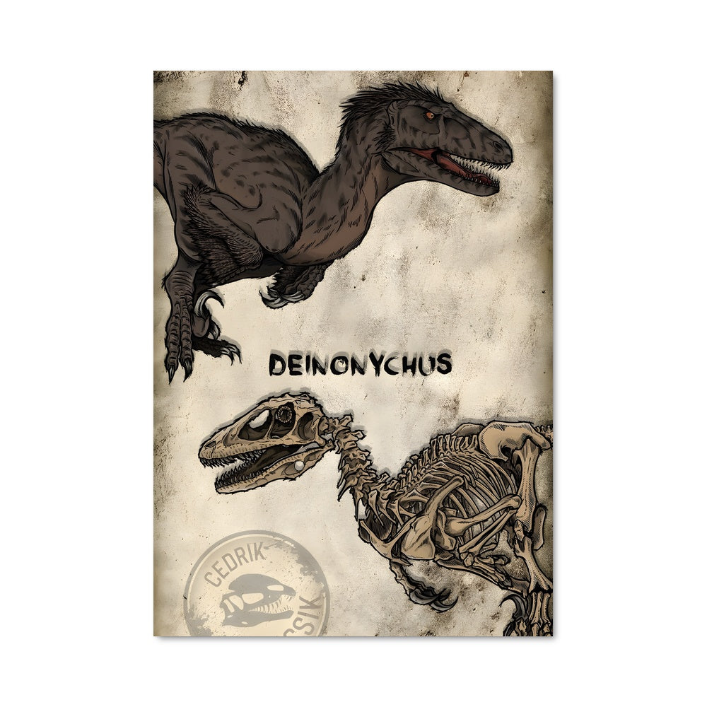 Poster Danse des Dinosaurs