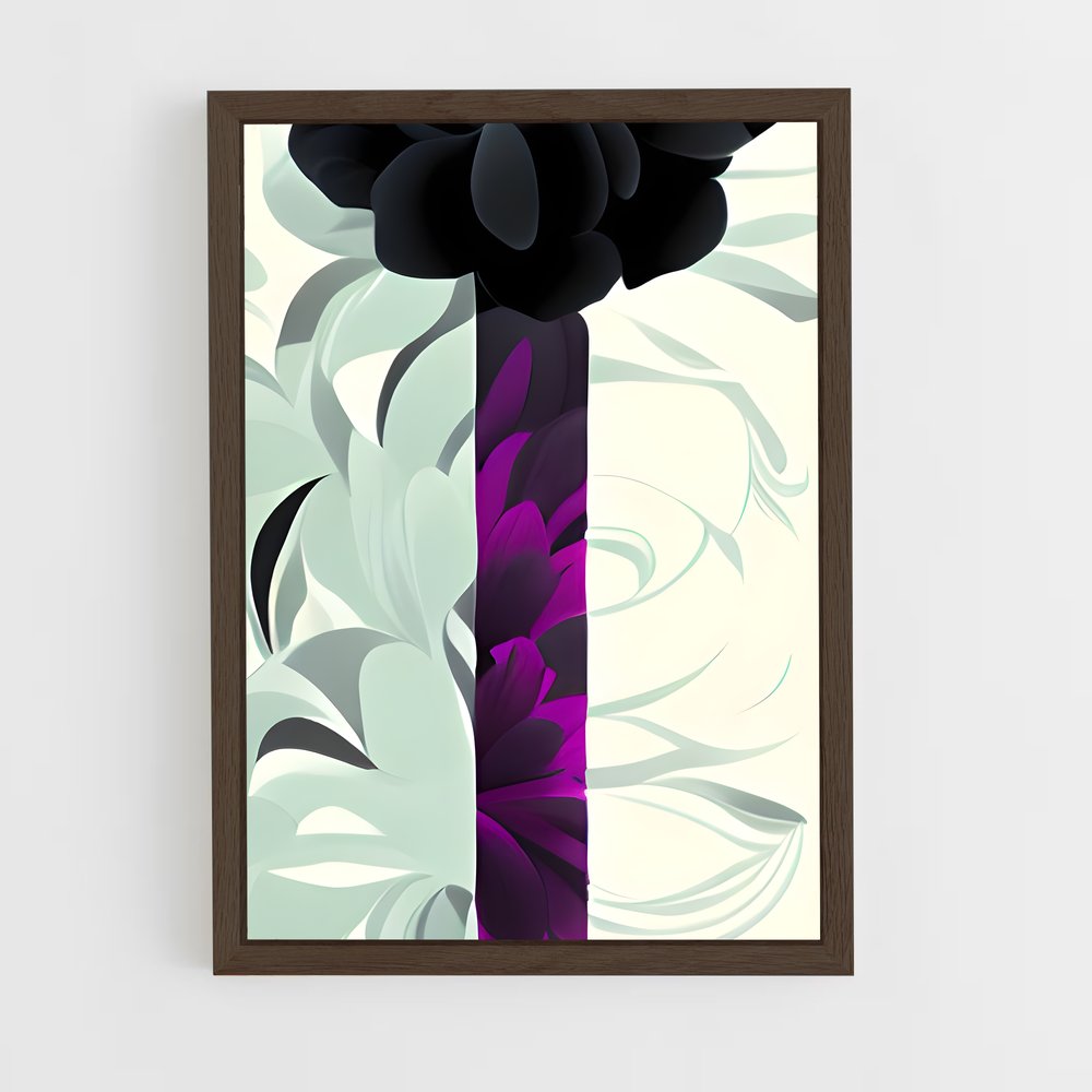 ap-demisexual flag-2 cadre Bois foncé