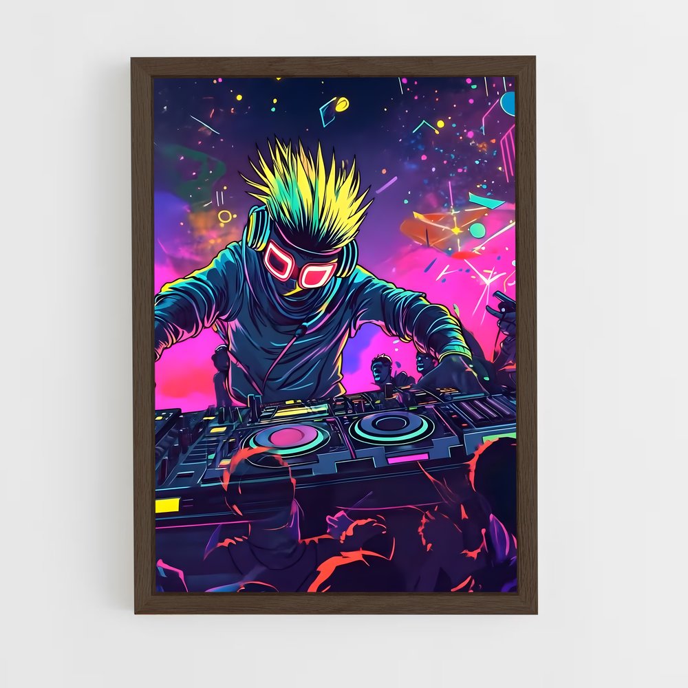 ap-dj-4 cadre Bois foncé
