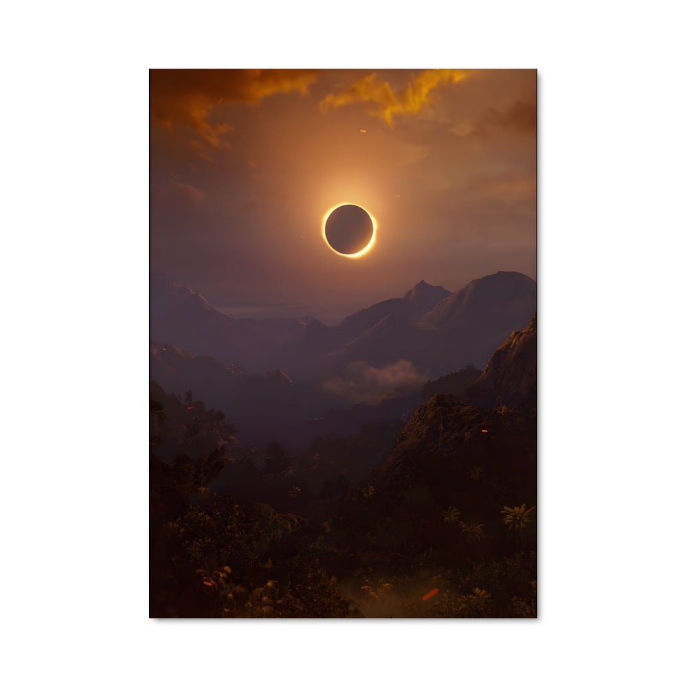 Poster Lune Éclipsée