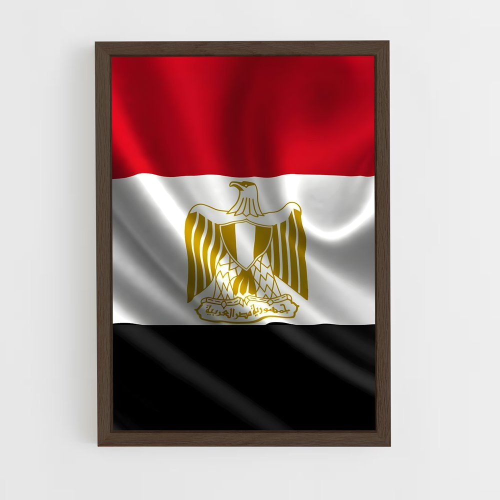 ap-egypt flag-1 cadre Bois foncé