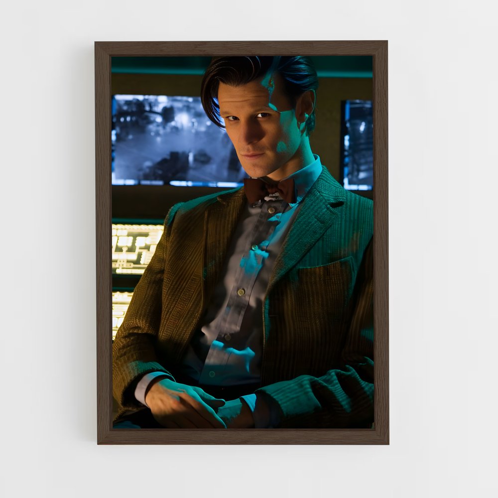 ap-eleventh doctor-1 cadre Bois foncé