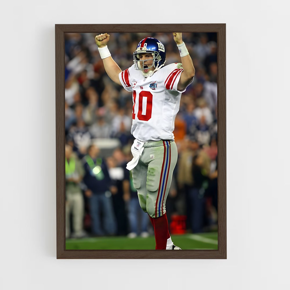 ap-eli manning-4 cadre Bois foncé