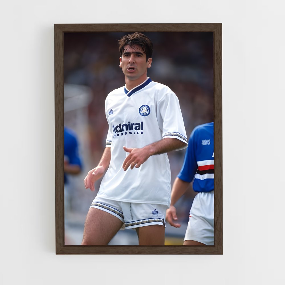 ap-eric cantona-3 cadre Bois foncé