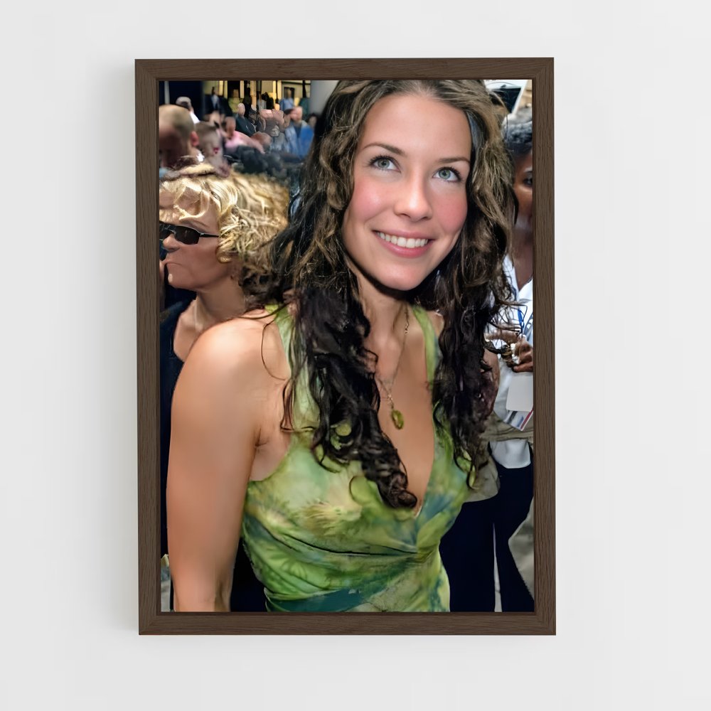 ap-evangeline lilly-9 cadre Bois foncé