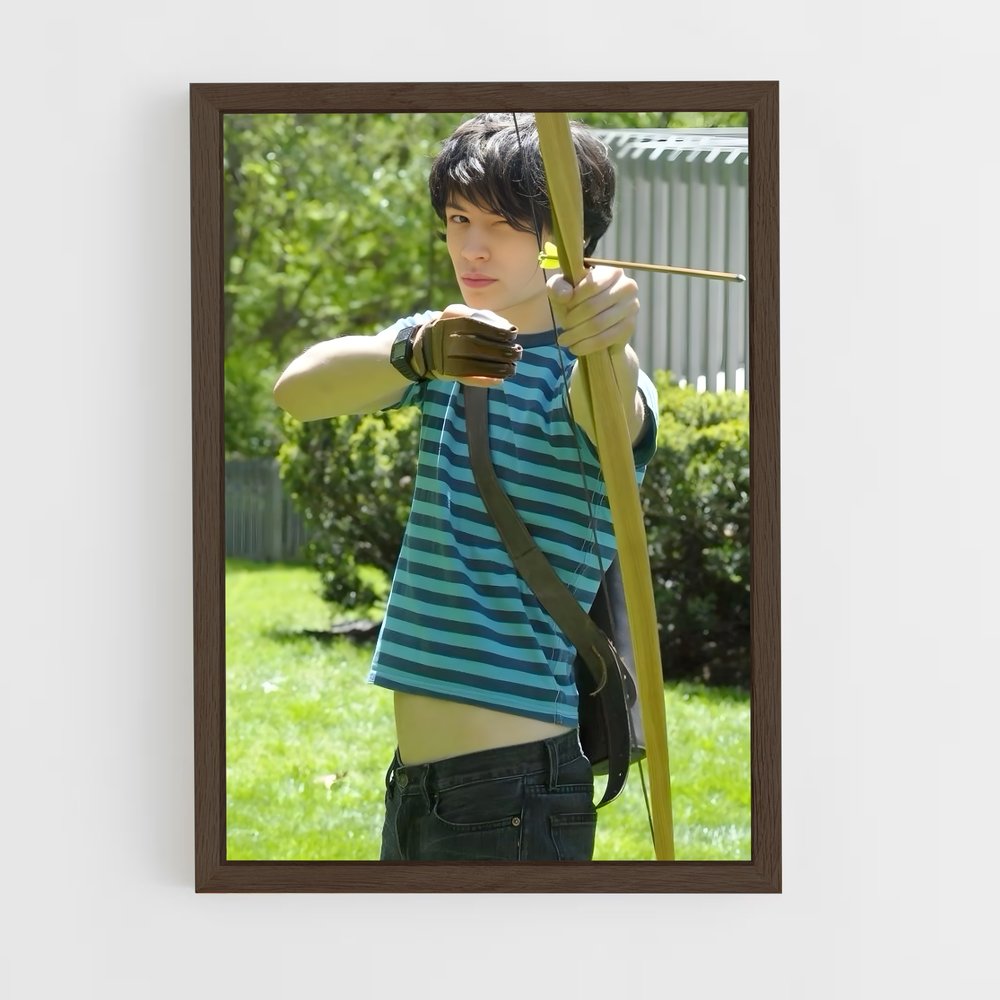 ap-ezra miller-1 cadre Bois foncé