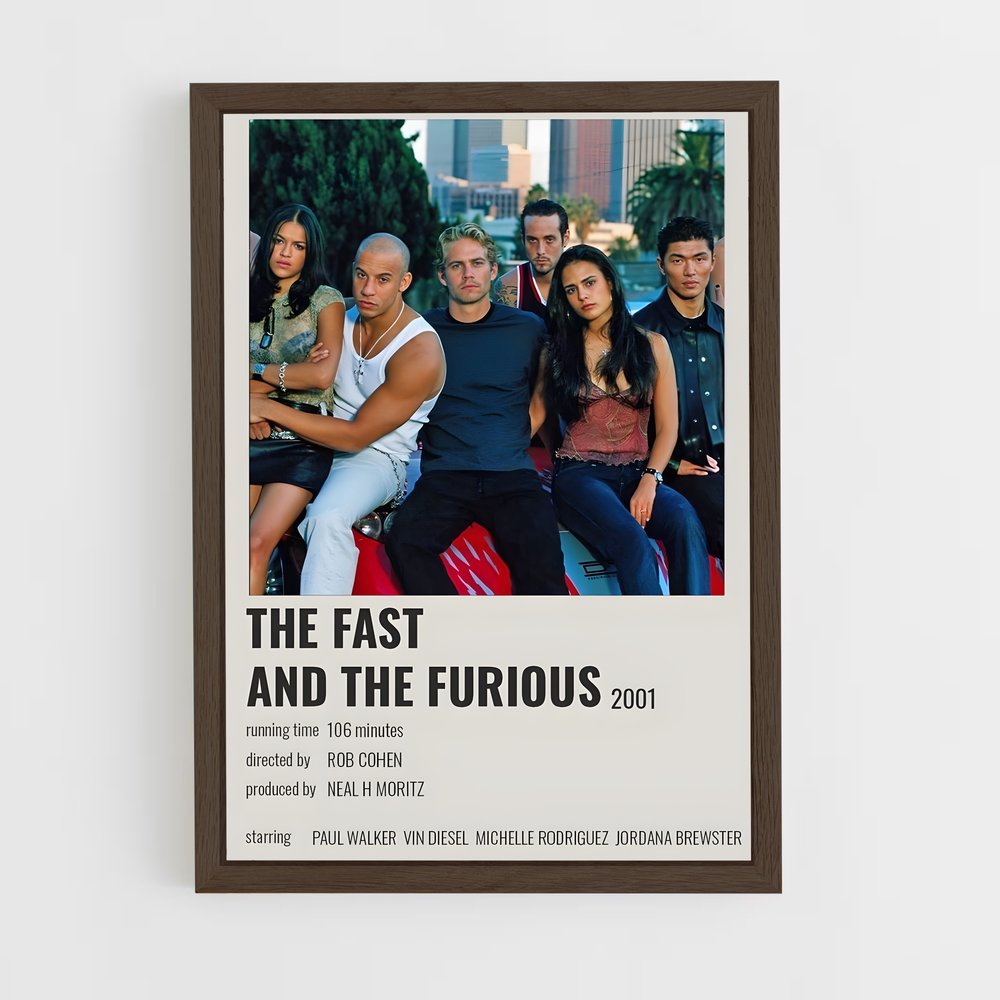 ap-fast and furious-12 cadre Bois foncé