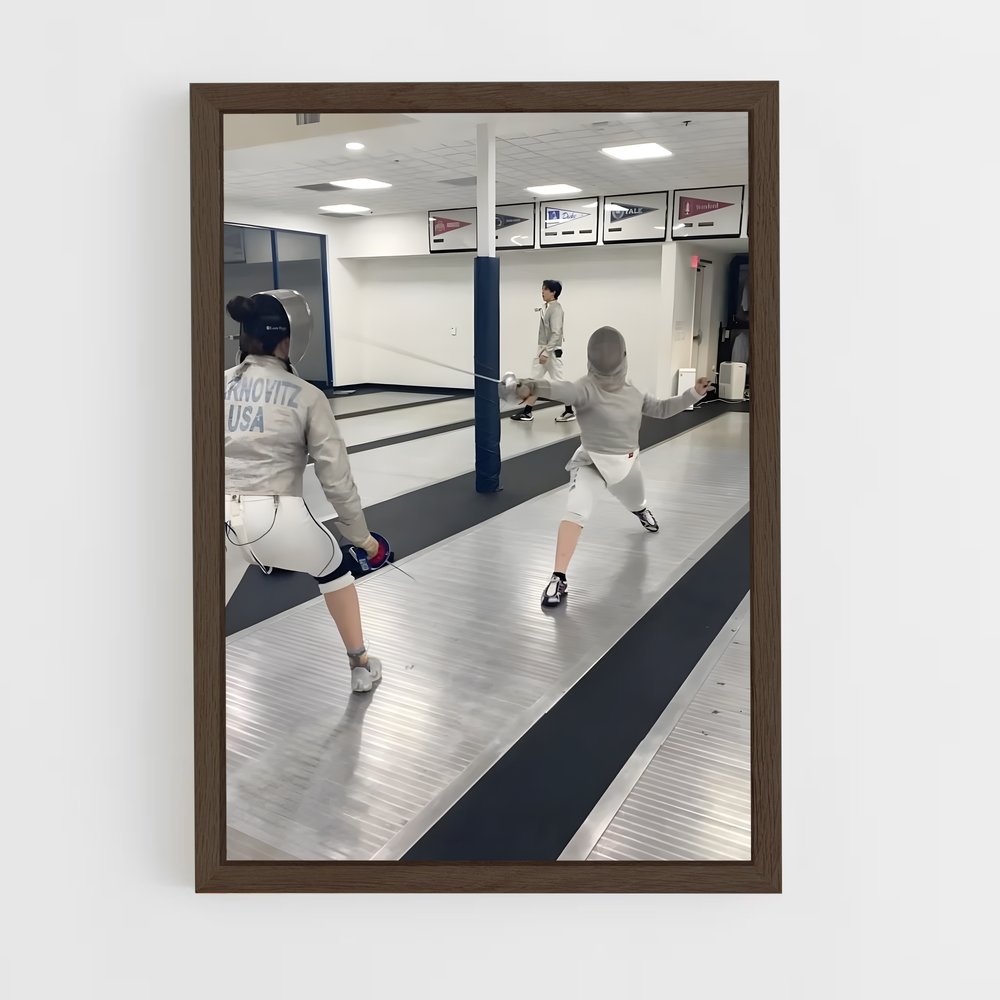 ap-fencing-1 cadre Bois foncé