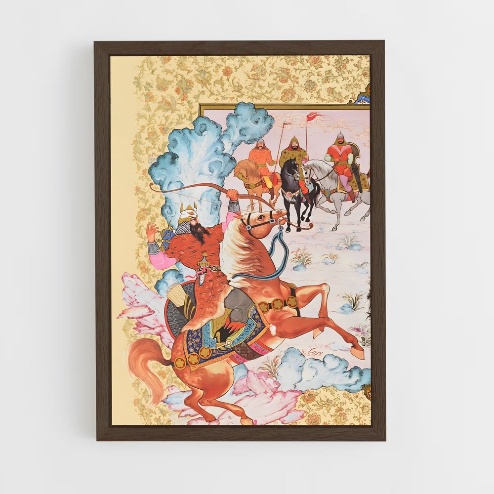 ap-ferdowsi-10 cadre Bois foncé