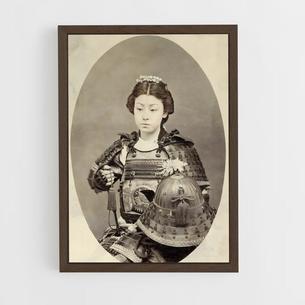 ap-feudal japan-4 cadre Bois foncé