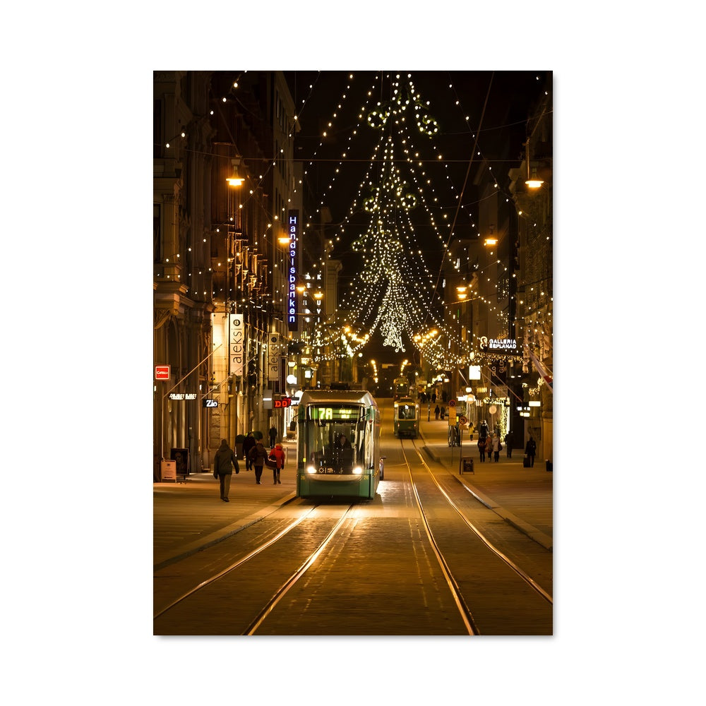 Poster Tramway Lumineux