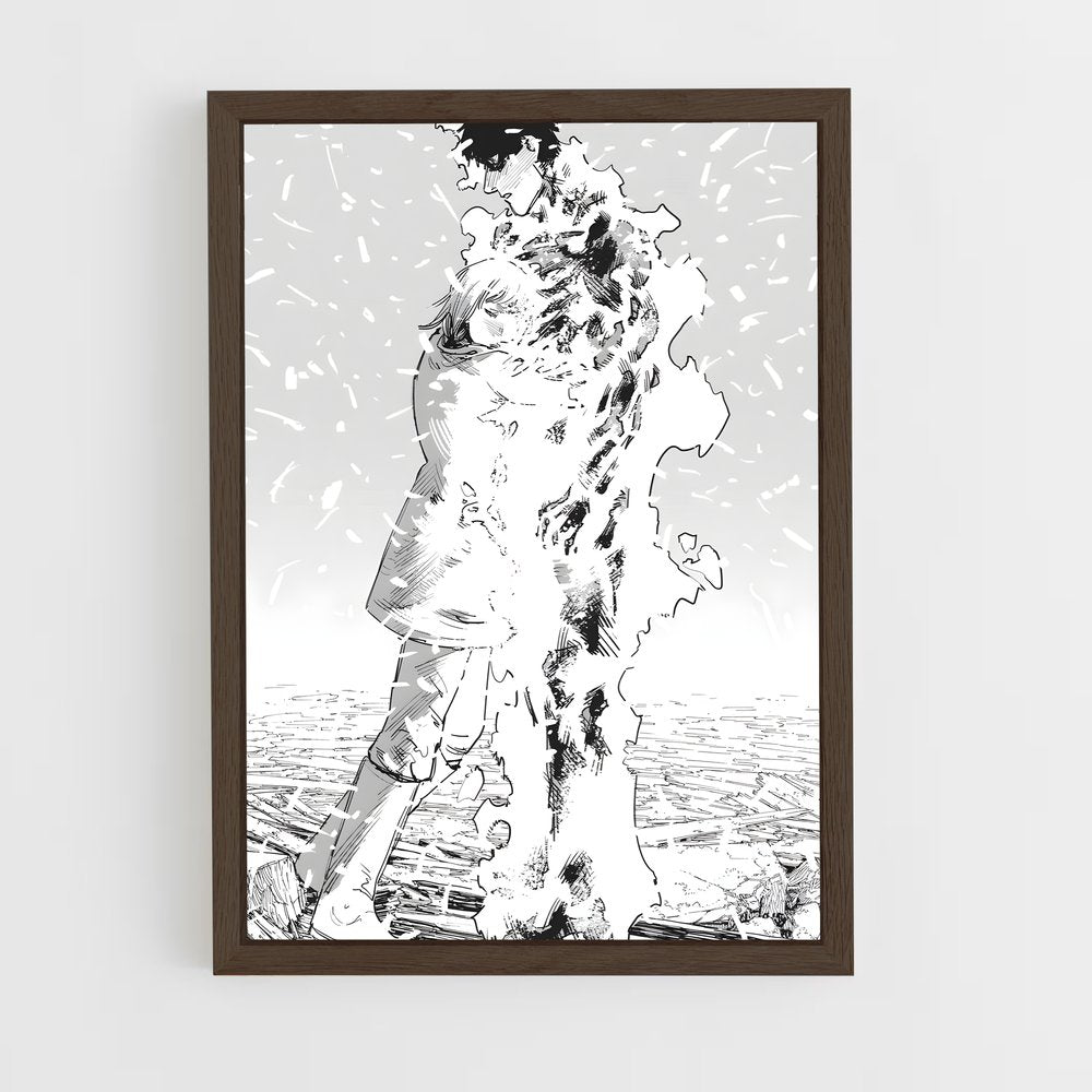 ap-fire punch-4 cadre Bois foncé