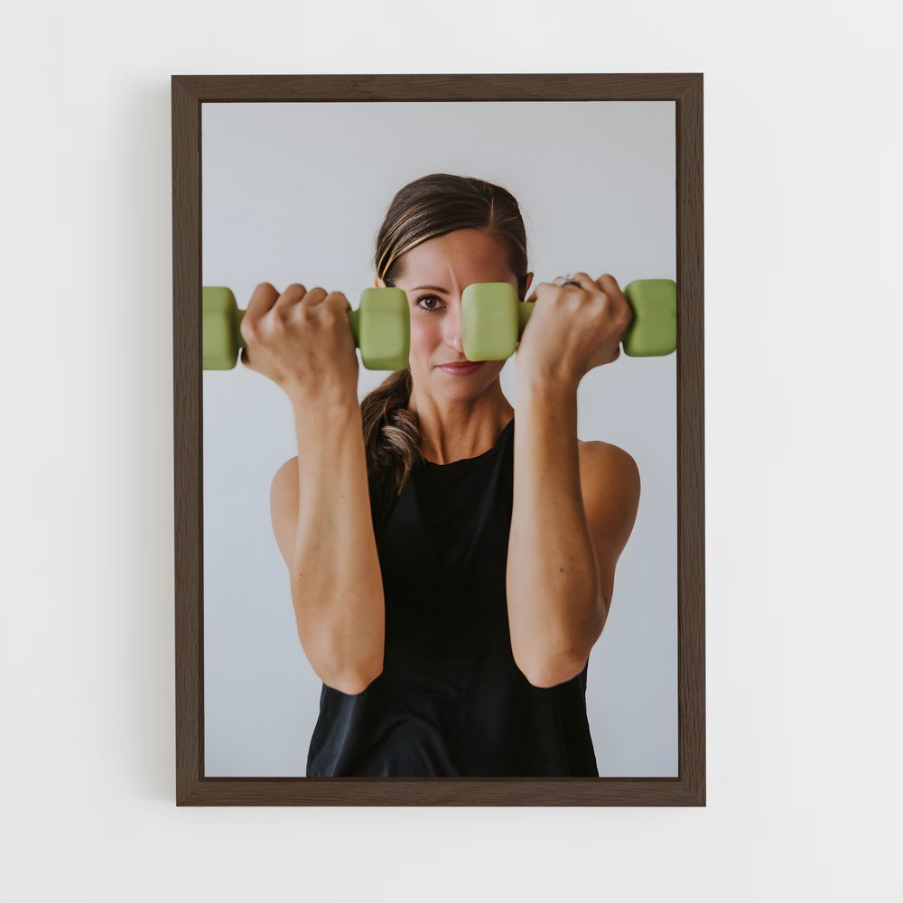 ap-fitness instructor-2 cadre Bois foncé