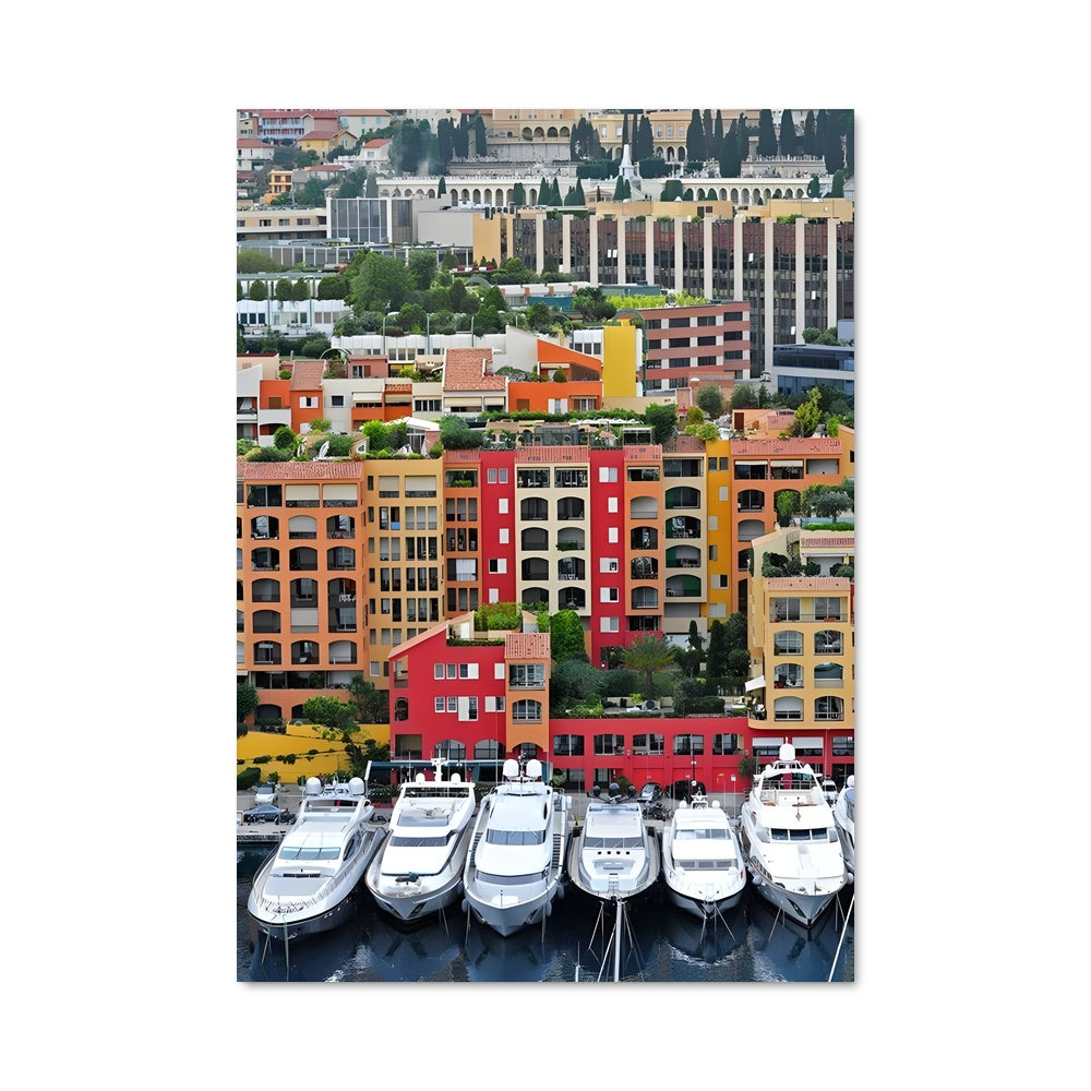 Poster Port de Fontvieille