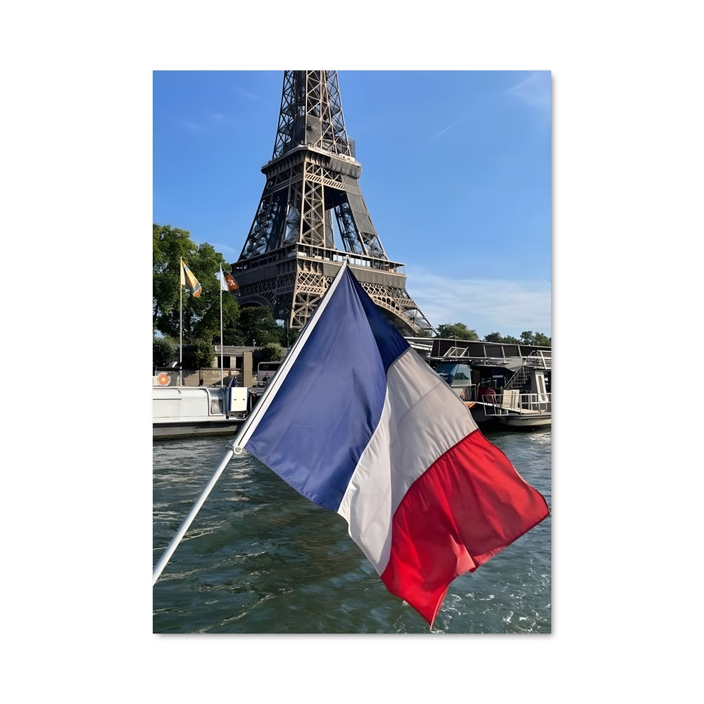 Poster Flamme Tricolore