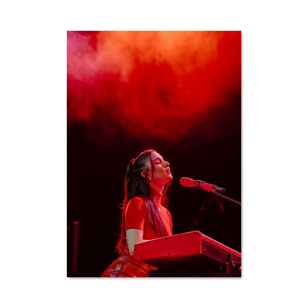 Poster Rythme Rouge