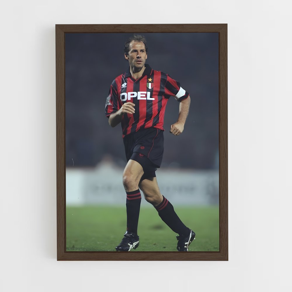 ap-franco baresi-4 cadre Bois foncé