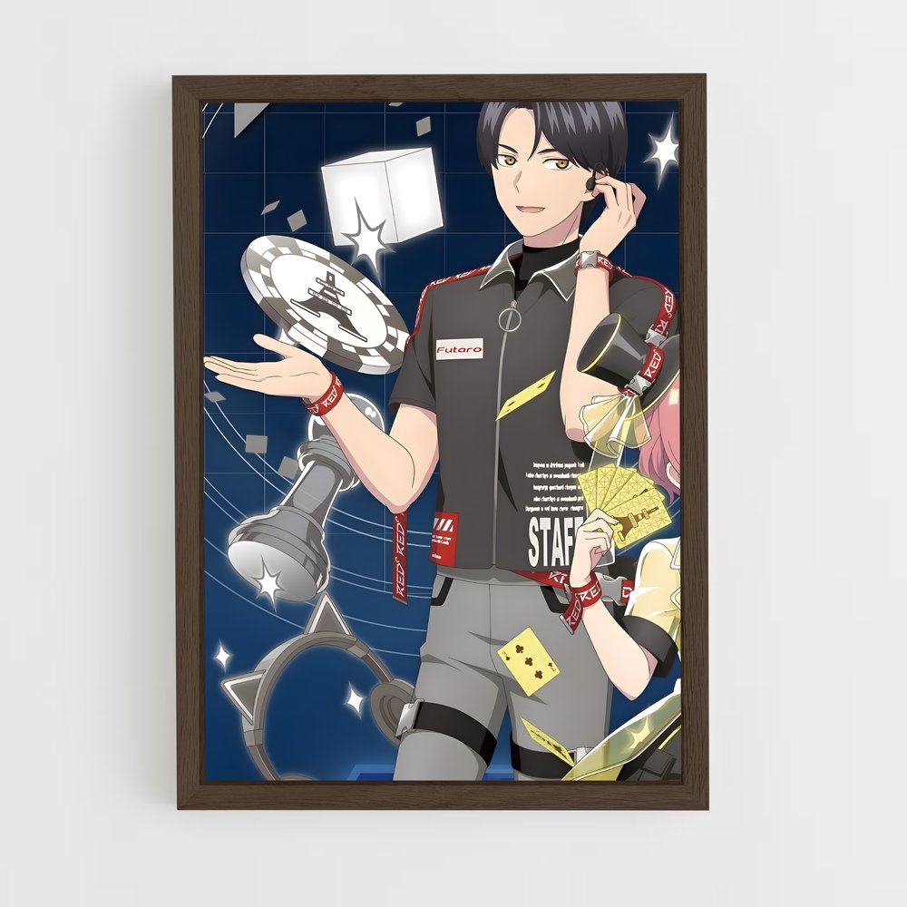 ap-fuutarou uesugi-2 cadre Bois foncé