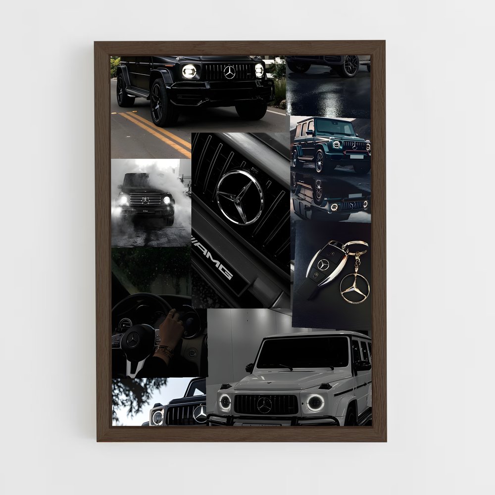 ap-g wagon-2 cadre Bois foncé