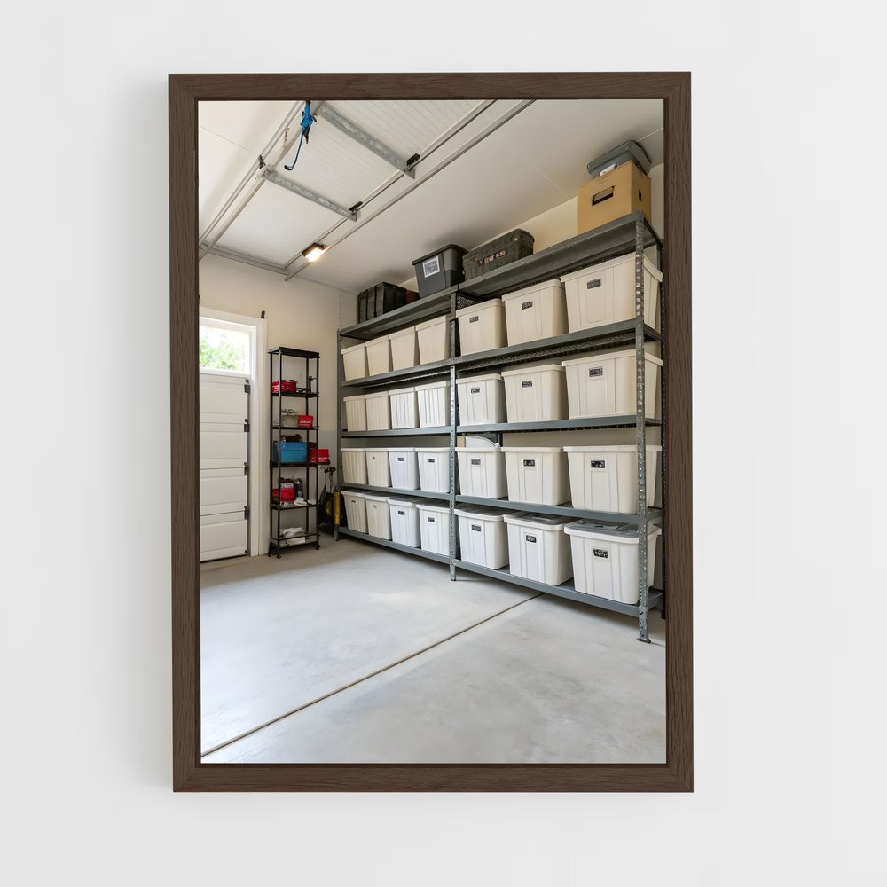 ap-garage-10 cadre Bois foncé