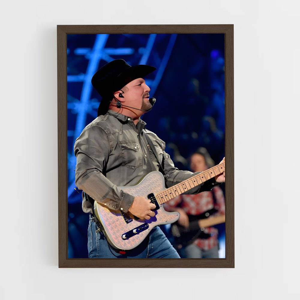 ap-garth brooks-2 cadre Bois foncé