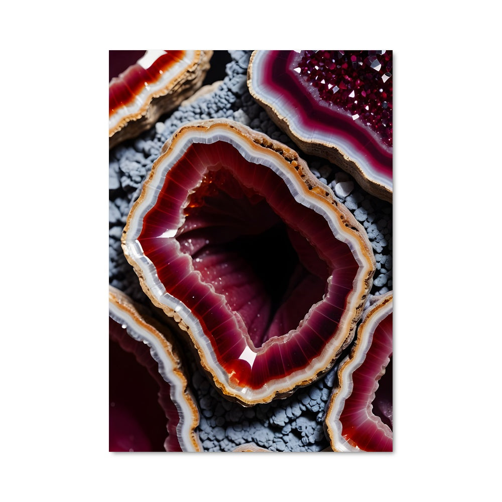 Poster Geode Éclat Mystique