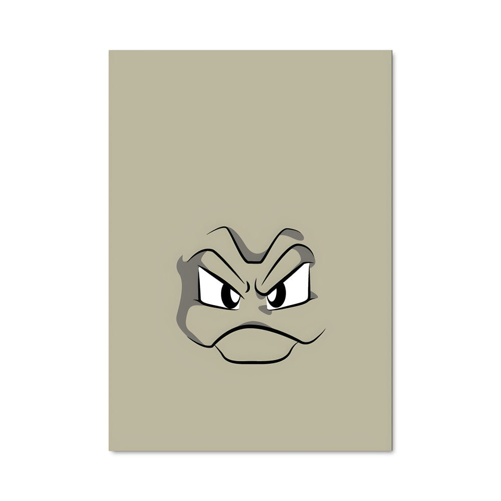 Poster Geodude Triste